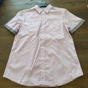 Men's Nick Graham Pink Short Sleeve Shirt